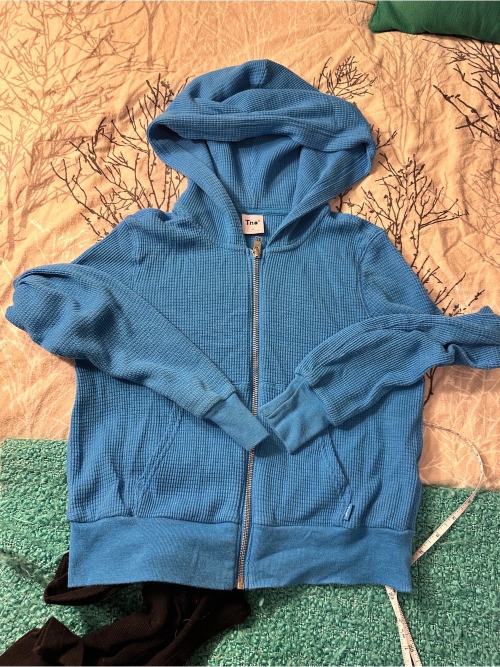TNA waffle hoodie